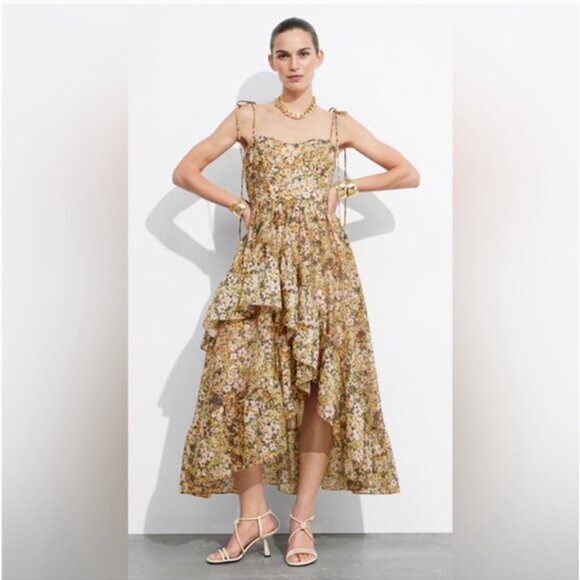 & Other Stories Maxi Floral Dress - Picture 1 of 14